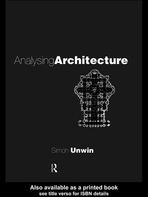 Analysing Architecture - ebook